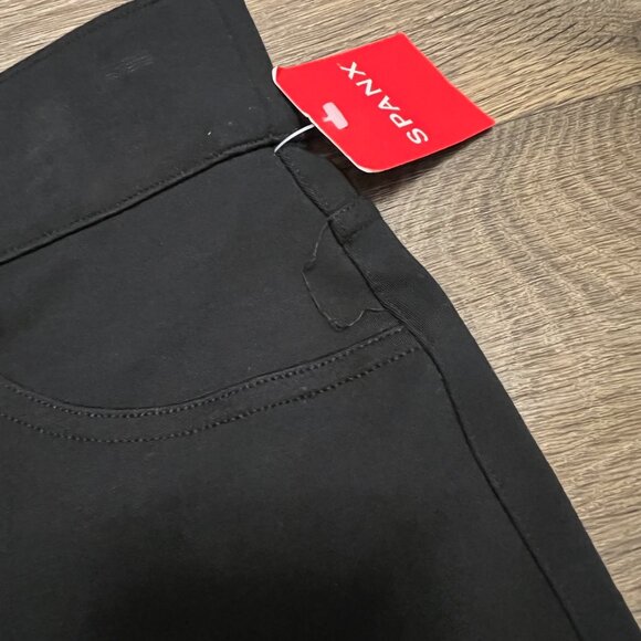 NEW SPANX Cropped Flare in Ponte Pants Classic Black Size XL NWT - Picture 8 of 9